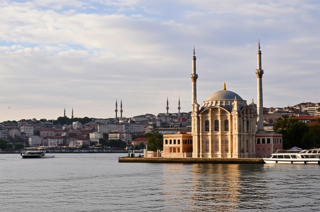 Ortaköy Camii ve Boğaz Köprüsü